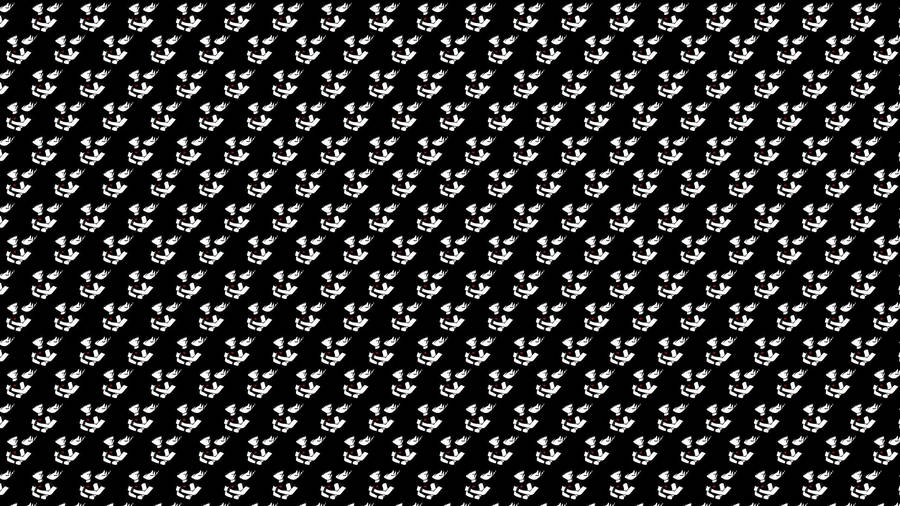 Indie Kid Emo Couple Pattern Wallpaper