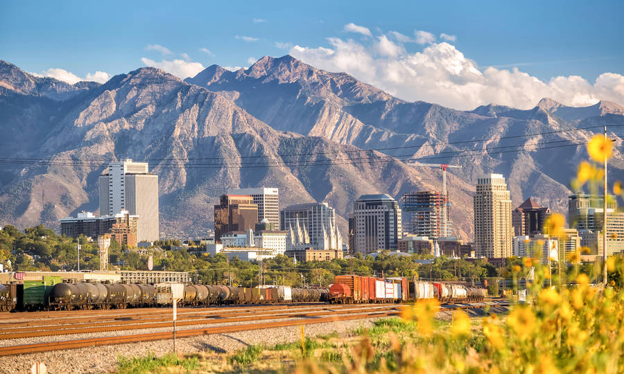 Industrial Revolution In The Heart Of Salt Lake City Wallpaper