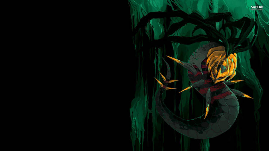 Inside The Mysterious And Dark World Of Legendary Pokemon Giratina Wallpaper