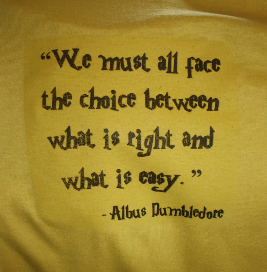 Inspiring Harry Potter Quote Wallpaper Wallpaper