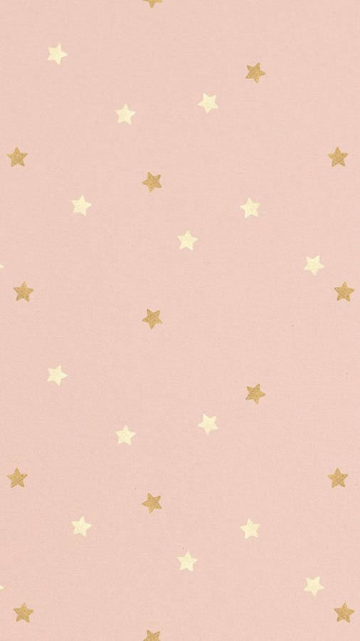 Instagram Story Gold Star Pattern Wallpaper