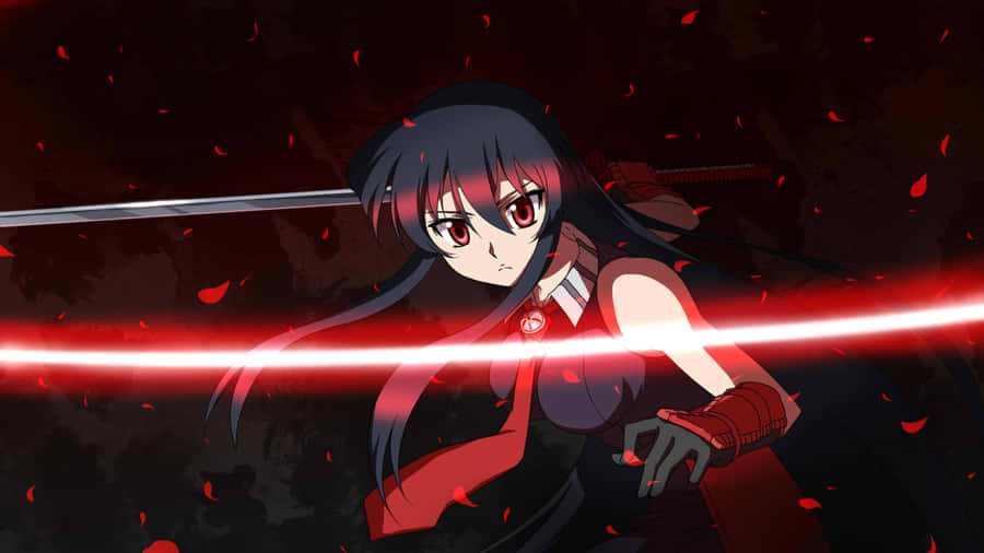 Intense Akame Ga Kill 4k Wallpaper Wallpaper