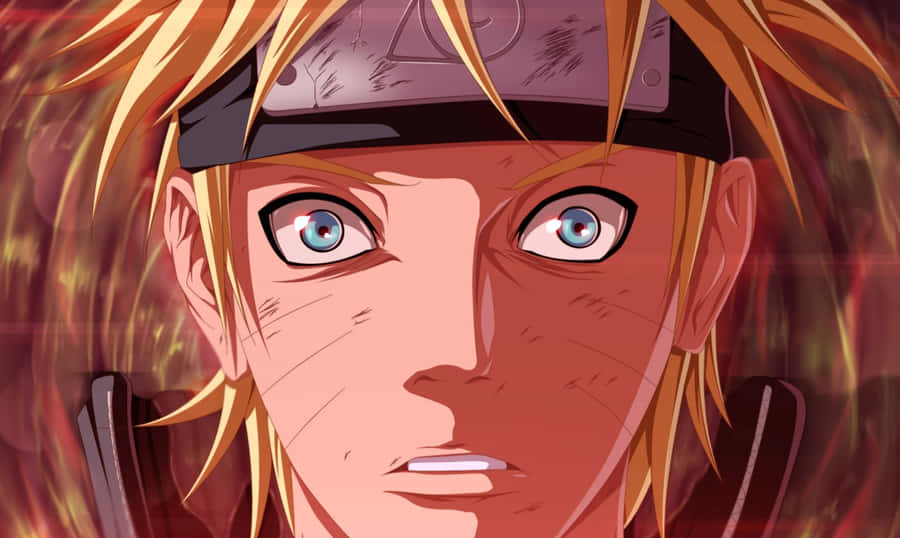 Intense Naruto Close Up Wallpaper