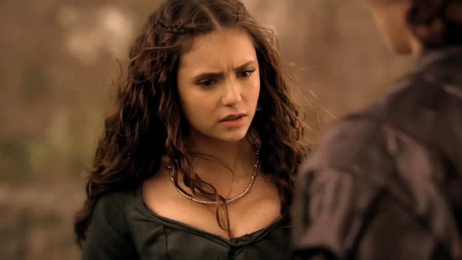 Intense Stare Of Katherine Pierce Wallpaper