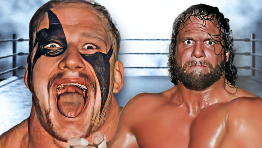 Intense Wrestling Tag Team Legends Wallpaper