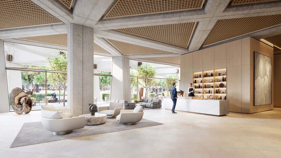 Interior Design Of Transamerica Pyramid Wallpaper