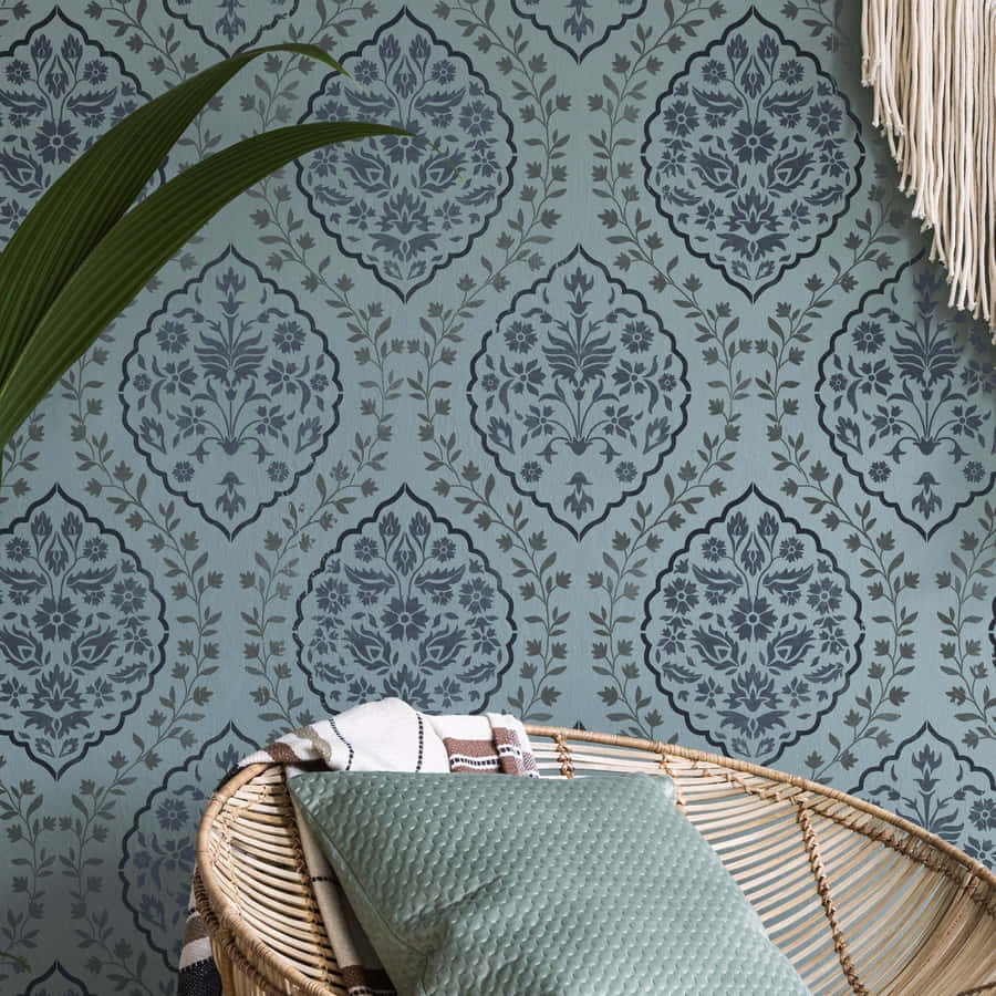 Intricate And Traditional Wall Pattern In Isfahan Wallpaper