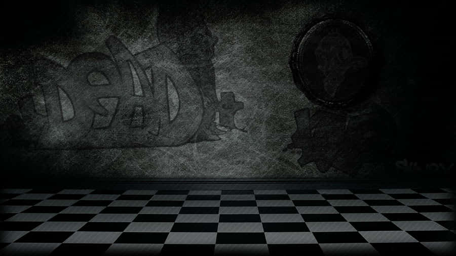 Intricate Black And White Graffiti Art On A Wall Wallpaper