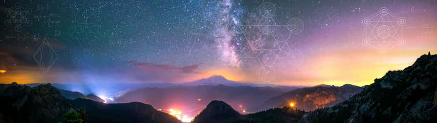 Intricate Sacred Geometry Artwork Wallpaper