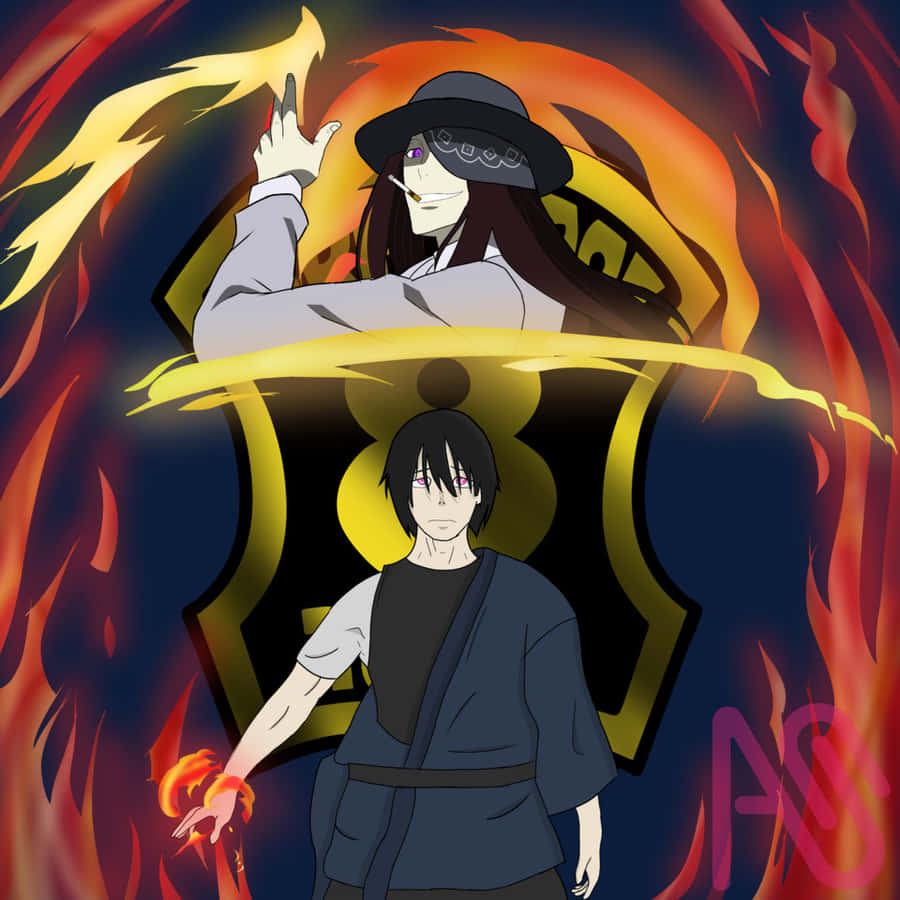 Intriguing Joker Of Fire Force - A Blend Of Mystery And Power Wallpaper