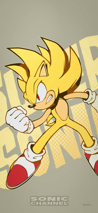 Introducing Super Sonic, The World's Fastest Hedgehog. Wallpaper