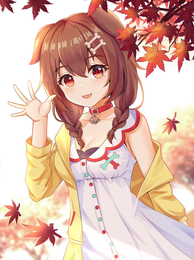 Inugami Korone - An Anime Dreamgirl Wallpaper