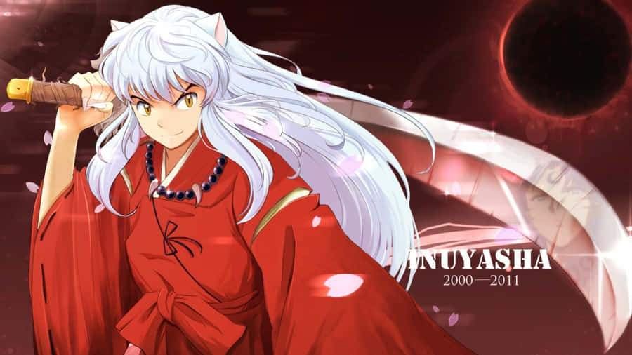 Inuyasha Fights Alongside His Friends Wallpaper