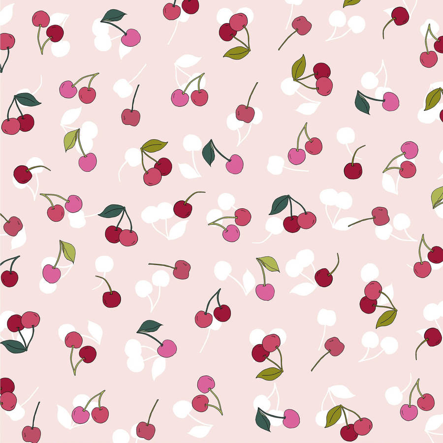 Ipad Pro Cute Cherry Fruits Wallpaper