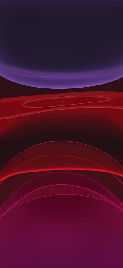 Iphone 11 Pro Red And Purple Circles Wallpaper