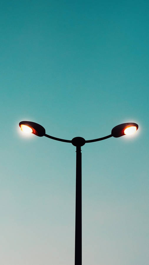 Iphone 12 Pro Max Light Post Wallpaper