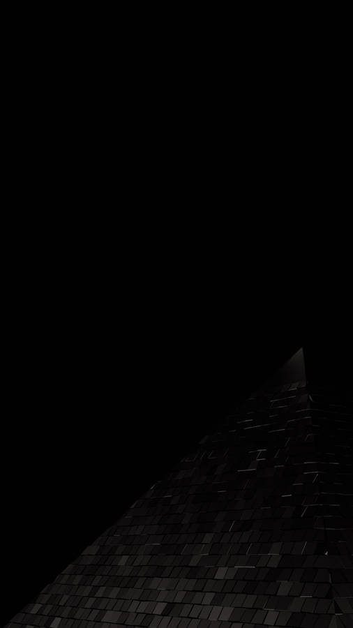 Iphone 13 Black Pyramid Wallpaper