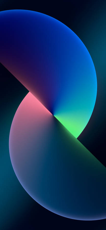 Iphone 13 Dark Blue Wallpaper