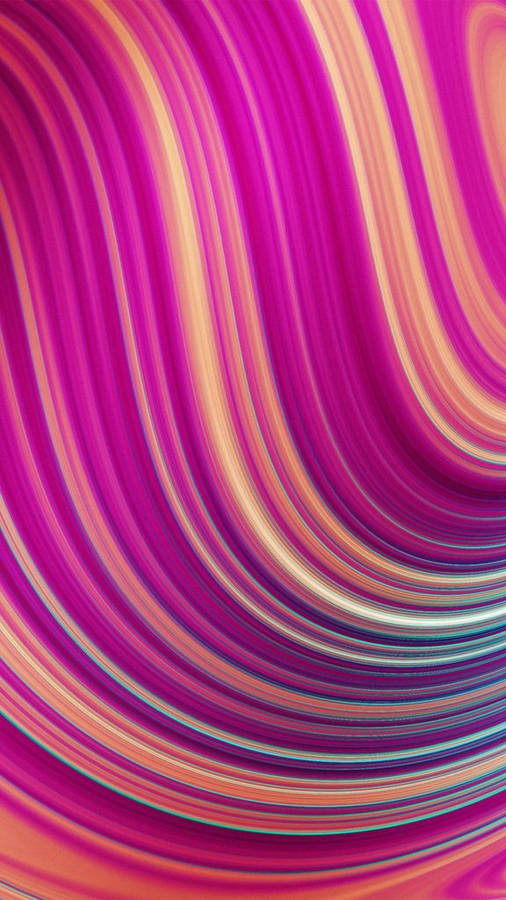 Iphone 8 Red Wavy Lines Wallpaper