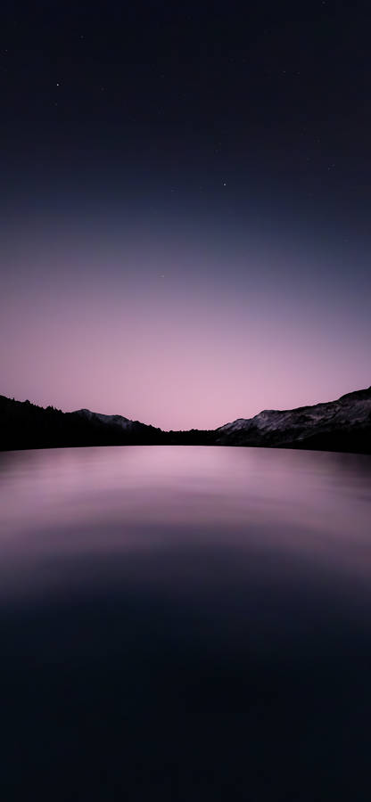 Iphone California Purple Themed Sky Wallpaper