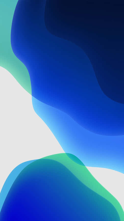 Iphone Xr Stock Blue Green And White Wallpaper