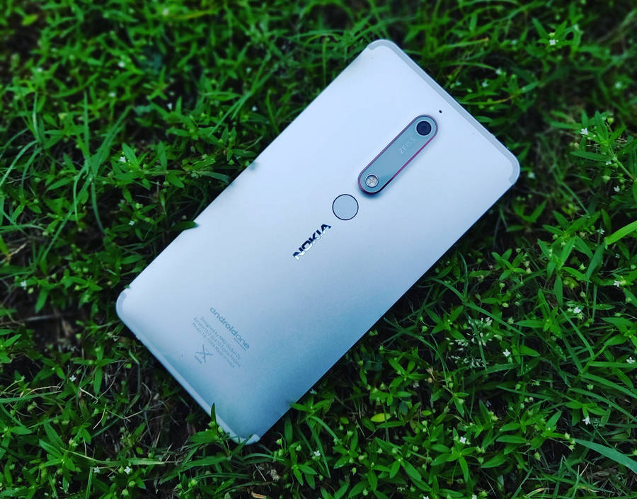 Iron Blue Nokia 6.1 Rear Wallpaper