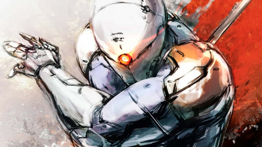 Iron-clad Warrior - A Still From Metal Gear Solid Wallpaper