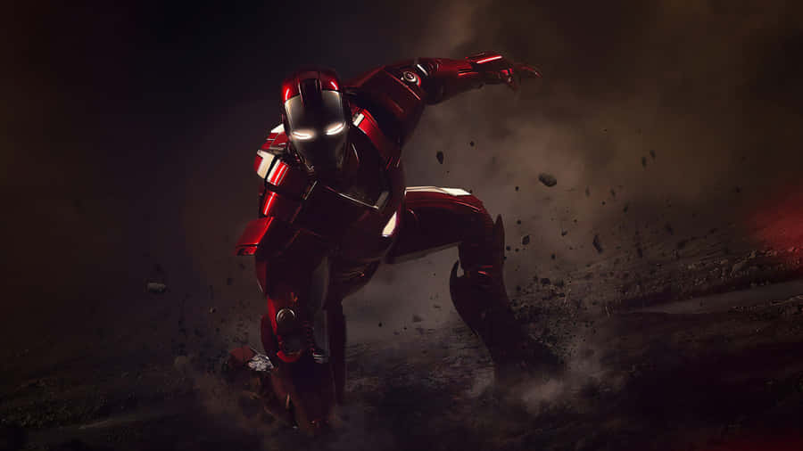 Iron Man In Stunning Black & White Wallpaper