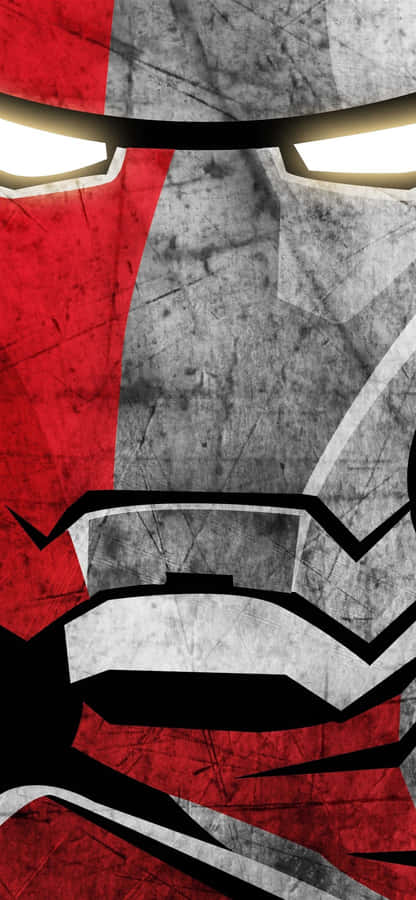 Iron_ Man_ Mask_ Grunge_ Art_i Phone_11_ Wallpaper Wallpaper
