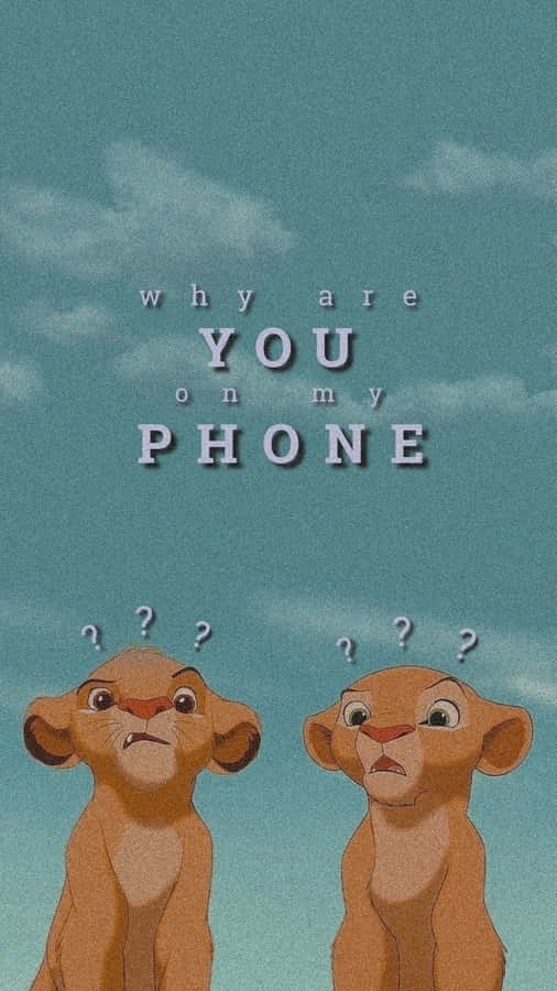Is Your Phone The Only Place I Can Find You? Wallpaper