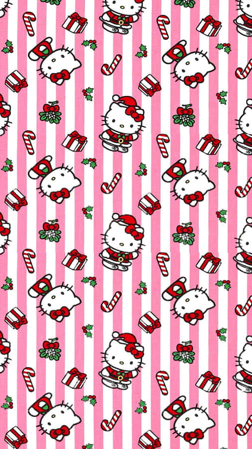 It's The Most Wonderful Time Of The Year - Celebrate With Hello Kitty! Wallpaper