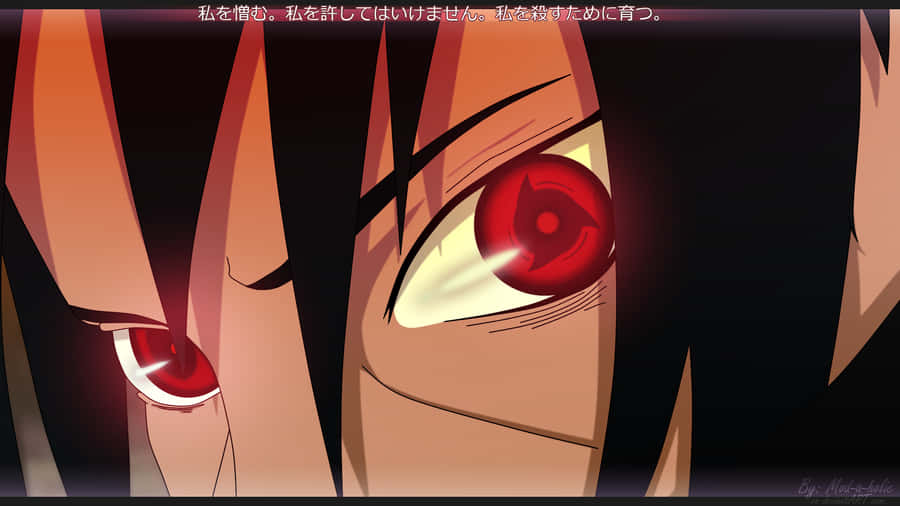 Itachi Mangekyou Sharingan Close Up Angry Wallpaper