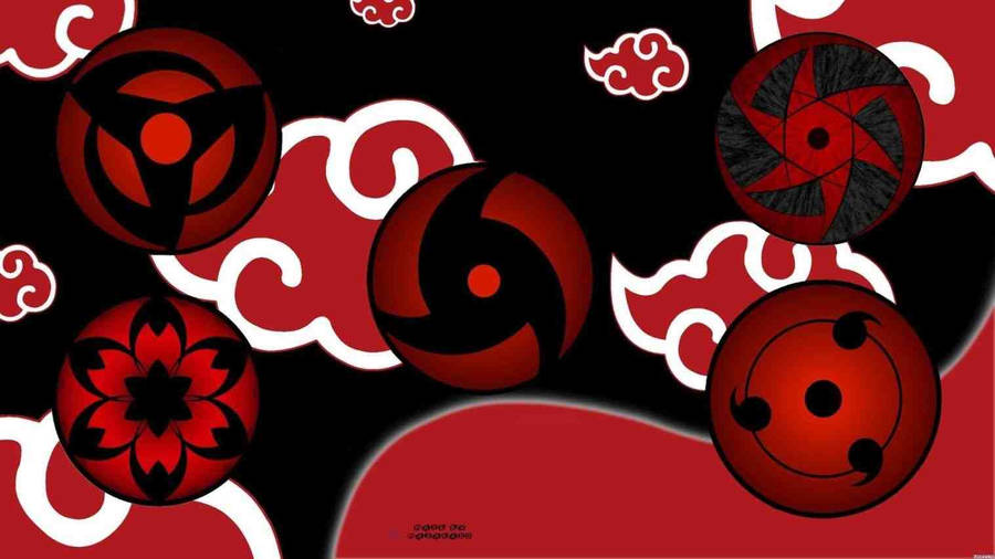 Itachi Sharingan Digital Art Wallpaper