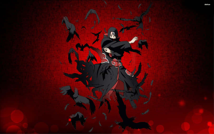 Itachi Uchiha's Mangekyou Sharingan Wallpaper