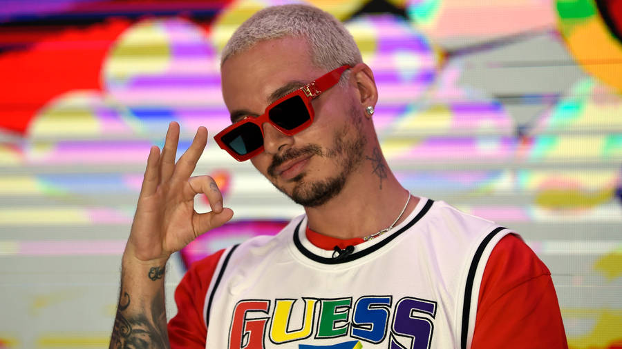 J Balvin Rainbow Guess Wallpaper