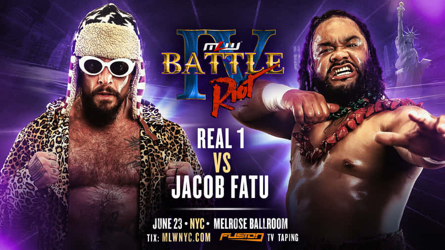 Jacob Fatu Vs. Real 1 Major League Wrestling Wallpaper