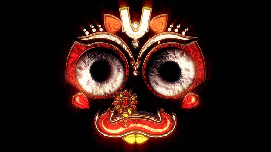 Jagannath Piercing Eyes Wallpaper