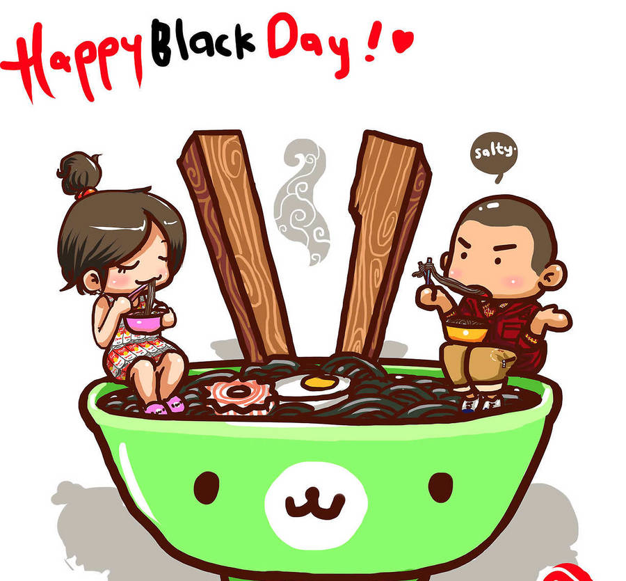 Jajangmyeon Black Day Wallpaper