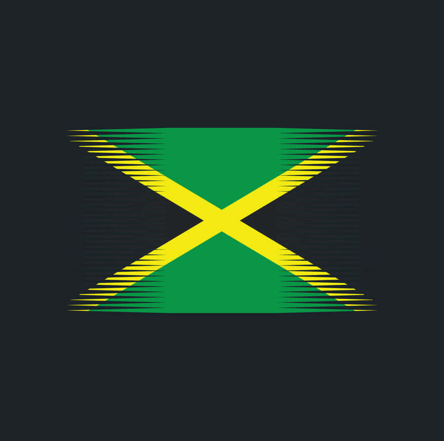 Jamaica Flag Graphic Wallpaper