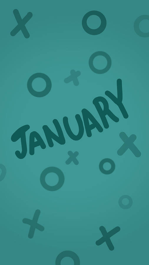 January Xo Doodle Calendar Wallpaper Wallpaper