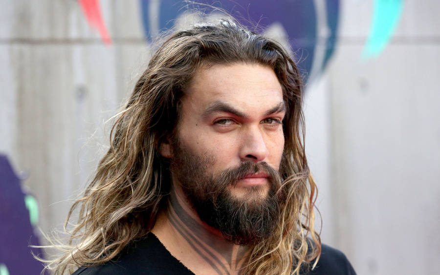 Jason Momoa Long Hair Wallpaper