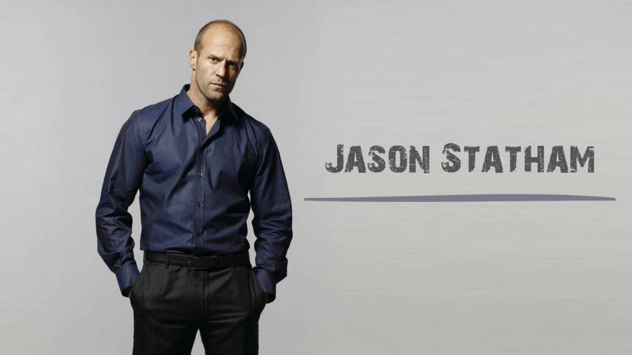 Jason Statham In Gray Wallpaper
