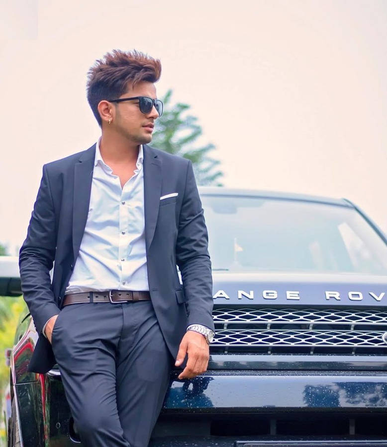 Jass Manak By The Car Wallpaper