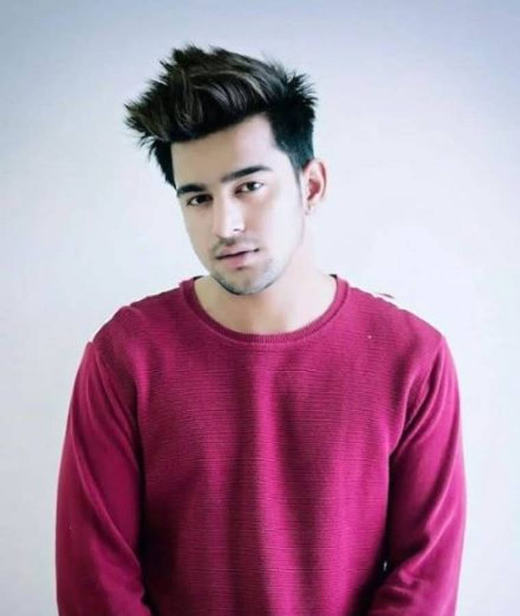 Jass Manak In Red Sweater Wallpaper