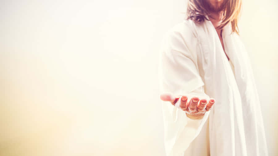 Jesus Christ In Heavenly Glory Wallpaper