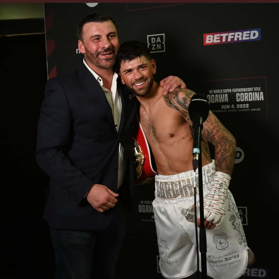 Joe Calzaghe And Joe Cordina Wallpaper