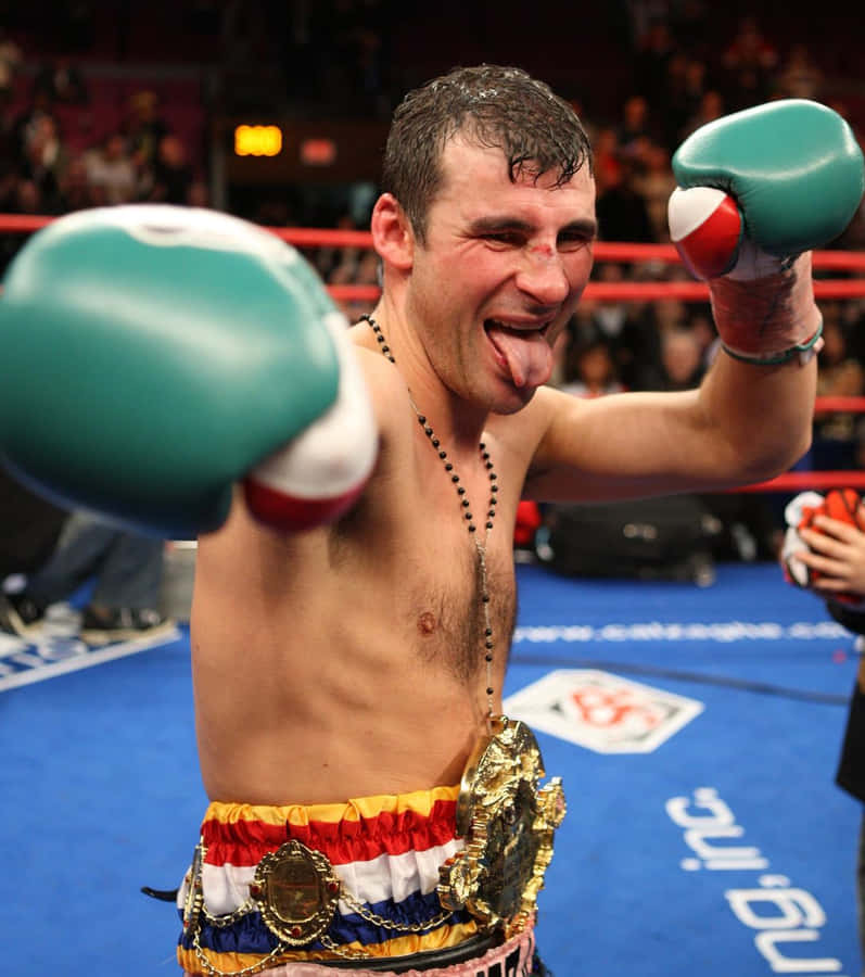 Joe Calzaghe's Silly Face Wallpaper