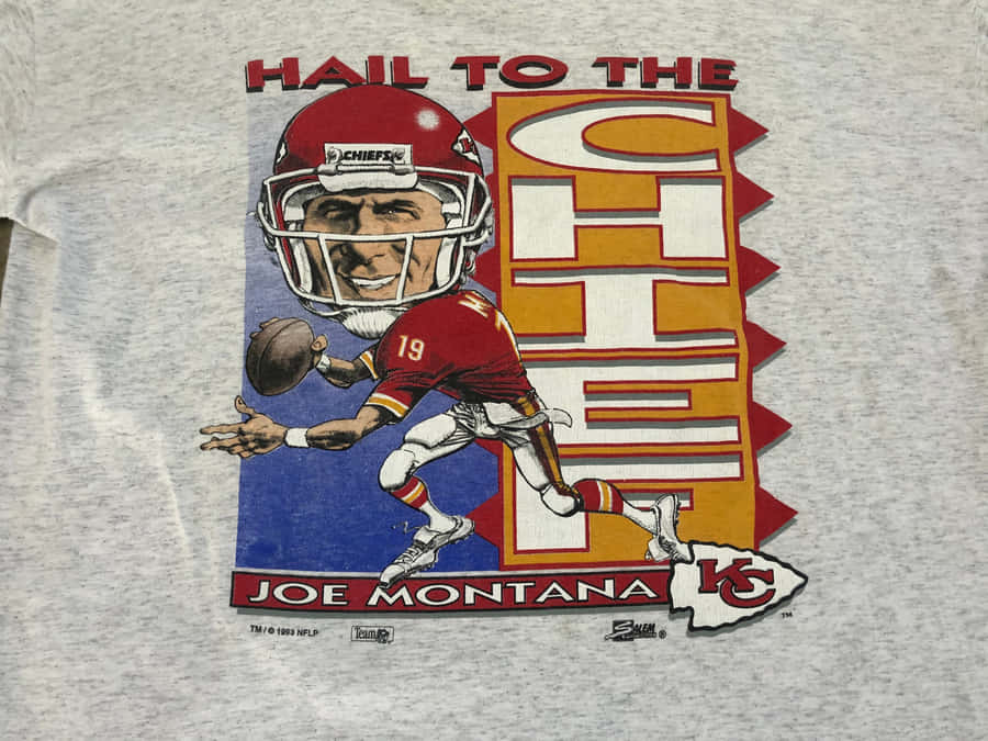 Joe Montana, Four-time Super Bowl Winning Quarterback. Wallpaper