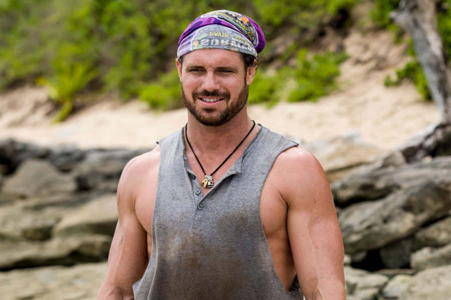 John Morrison Actor Outdoor Setting Wallpaper