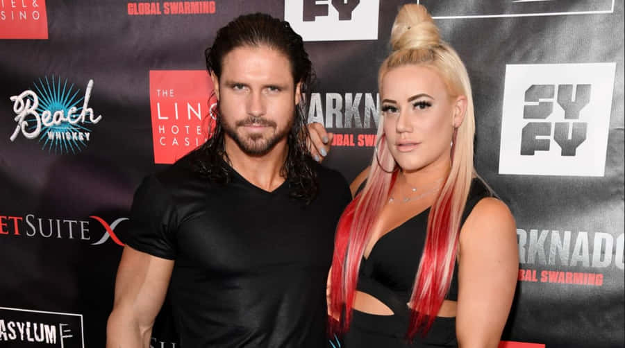 John Morrison With Taya Valkyrie Wallpaper